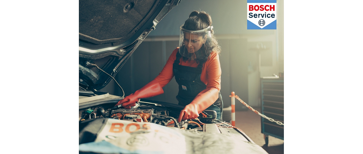 Hybrid and electric car diagnostics in a professional service