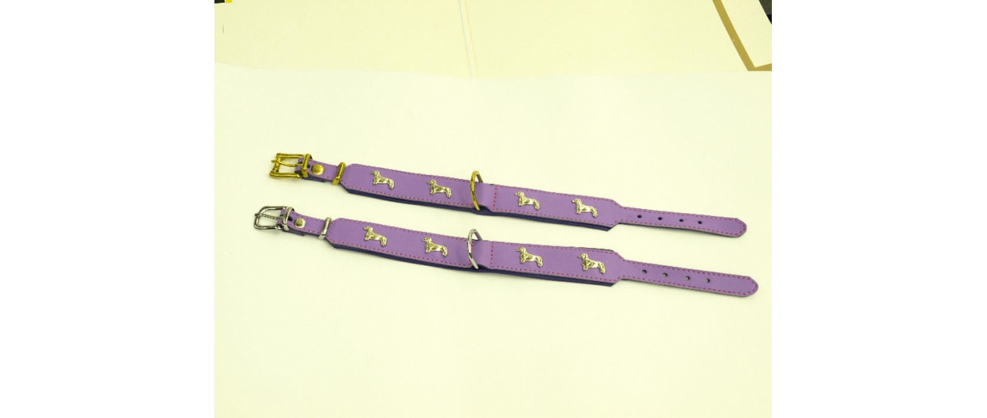 Dog collars made in Latvia