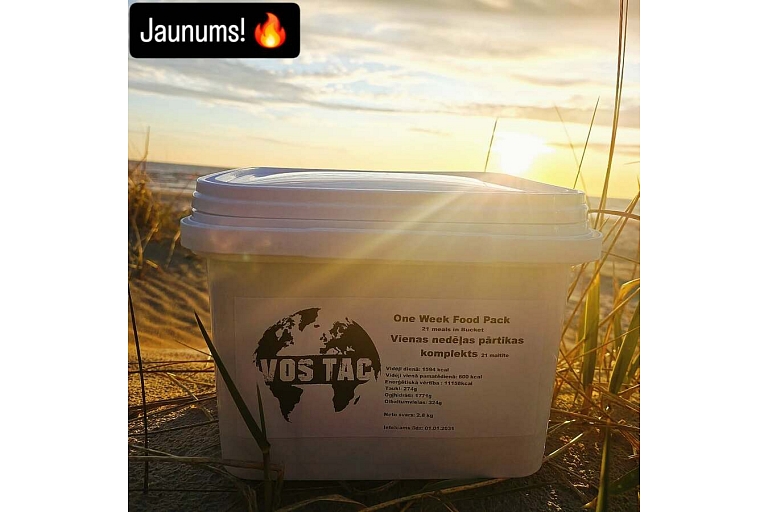 nedēļas pārtikas komplekts (One Week Food Pack) Alternatīva: