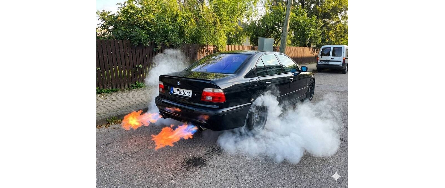 Мощный спортивный автомобиль JJ Motors, движение и адреналин