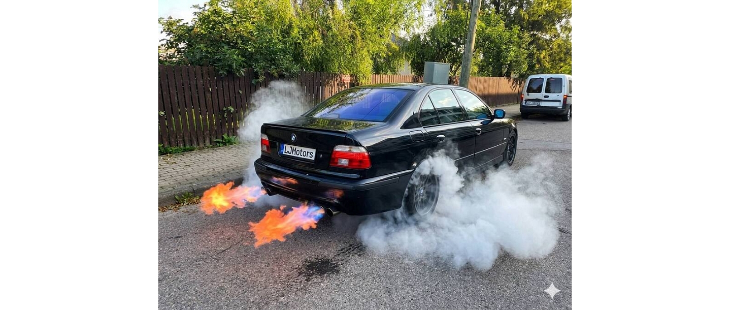 Мощный спортивный автомобиль JJ Motors, движение и адреналин