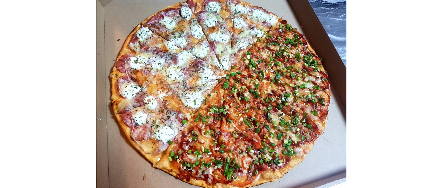 Various pizzas