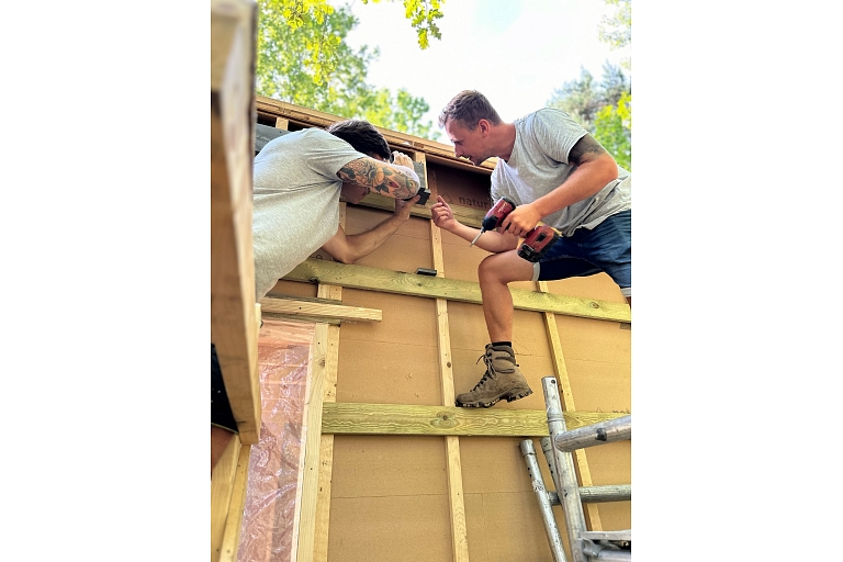 small residential houses