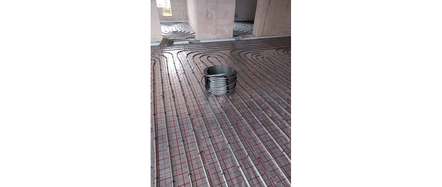 Underfloor heating installation