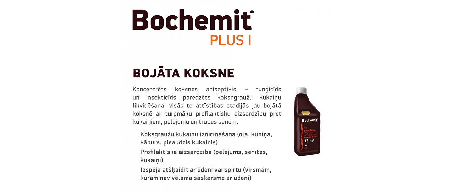 Bochemit bojātai koksnei