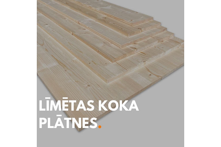 Glued wood panels