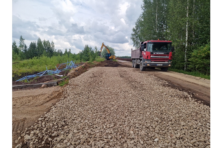 Sand quarry