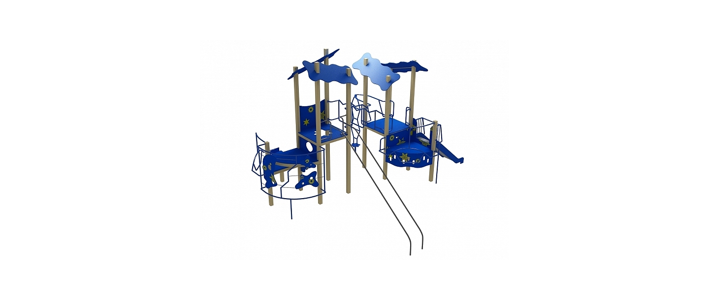 Powder coating of playgrounds