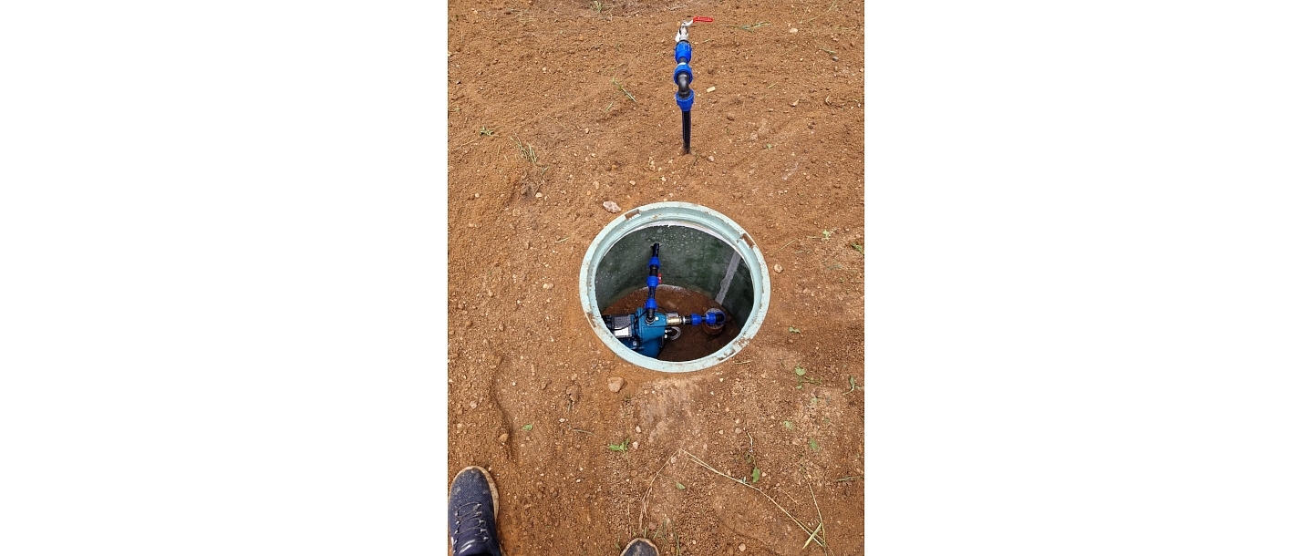 Water-pipe and sewerage