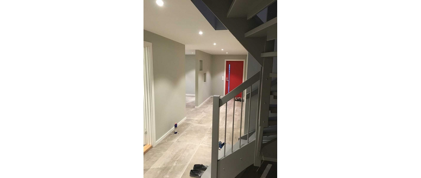 Hallway after renovation