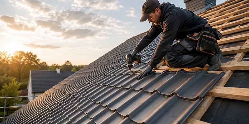 Roofing work and installation of coverings