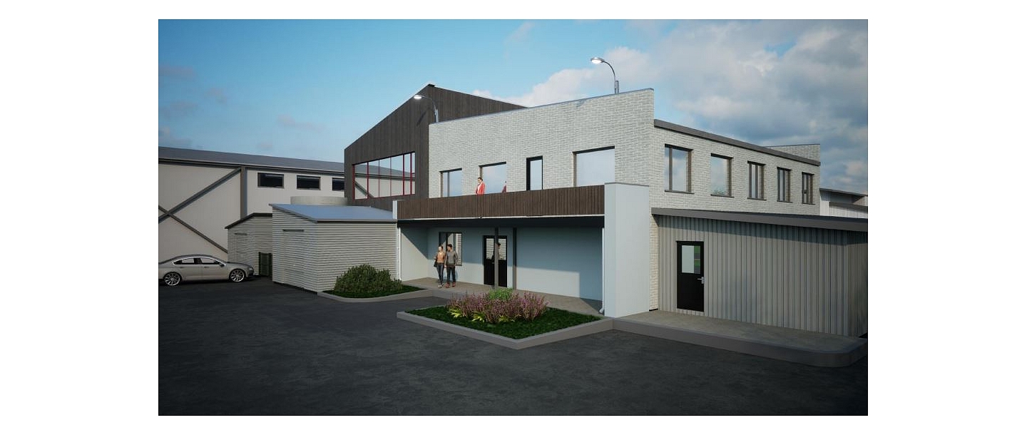 Reconstruction of an office building