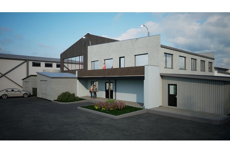 Reconstruction of an office building