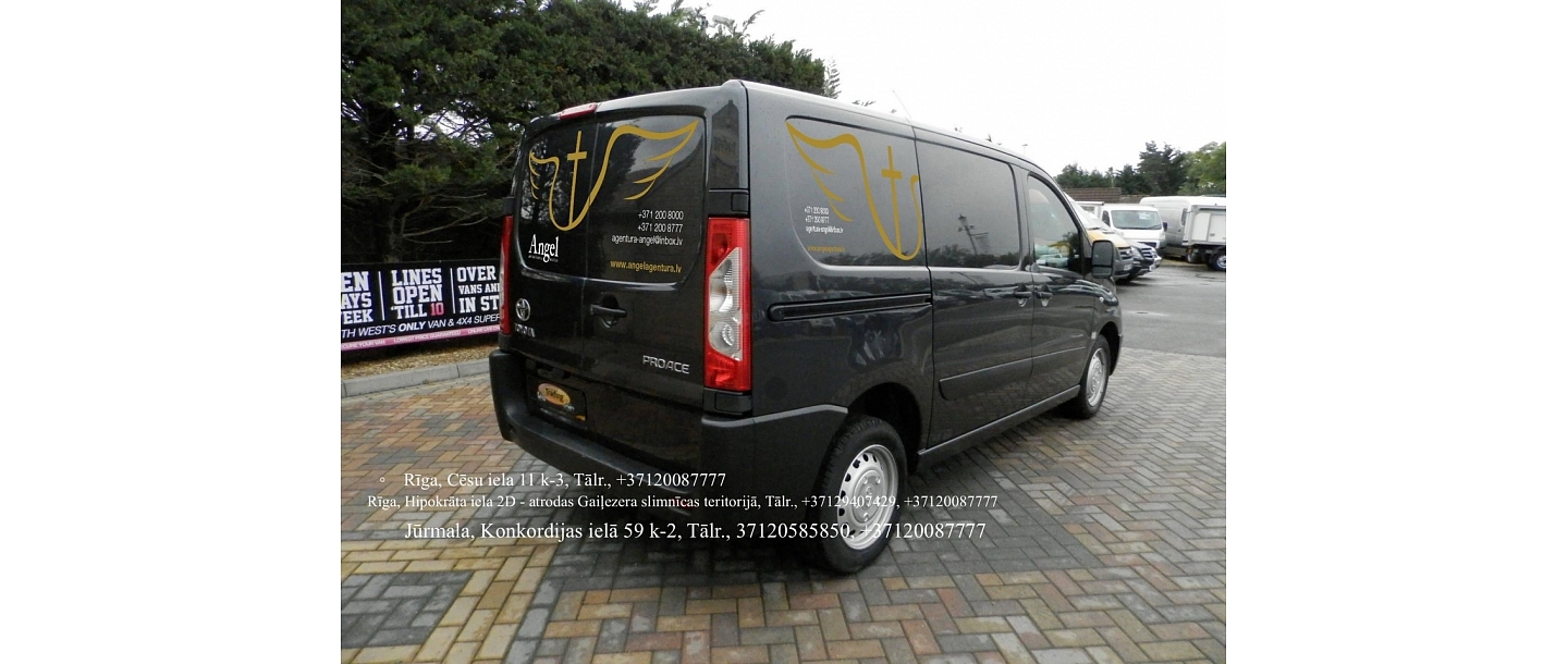 Funeral ceremony organization. Transport services.