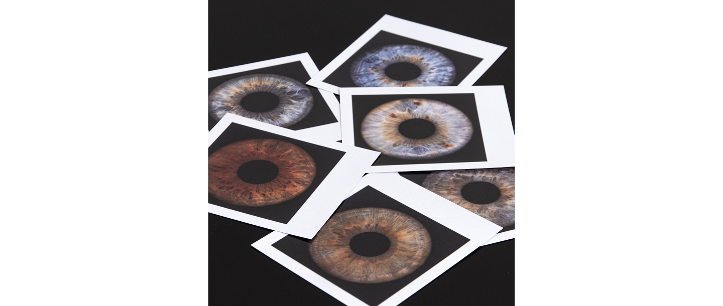 Eye photo polaroid print