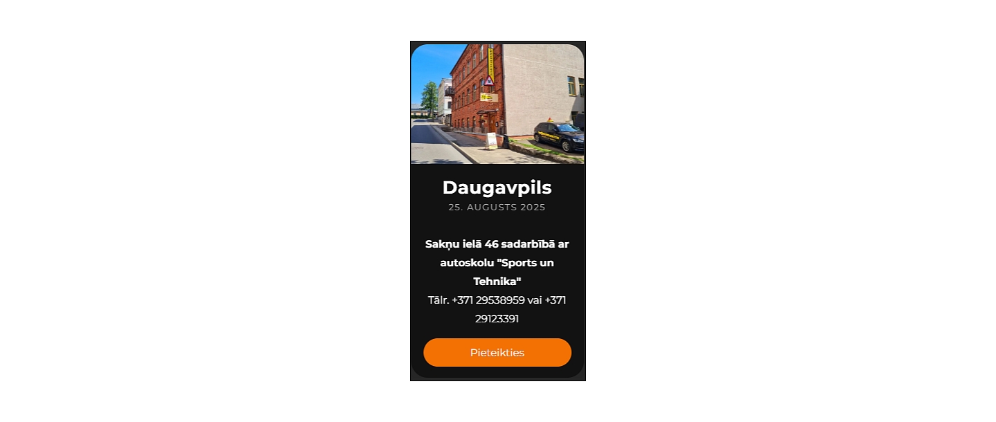ADR autovadītāju kursi Daugavpilī