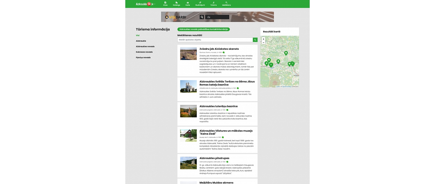 Tūrisma informācija