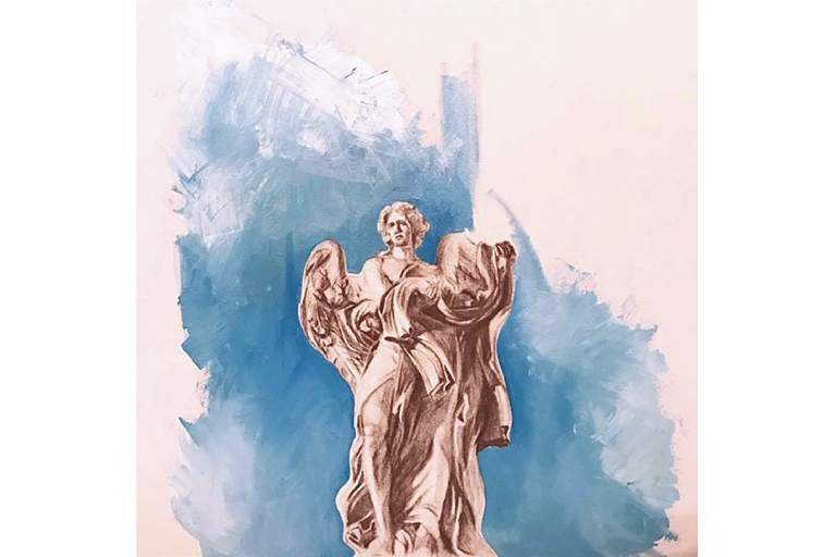 Painting - Angel of Rome