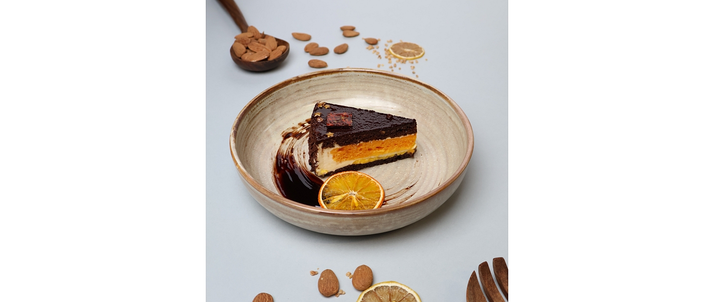 Orange - chocolate cake - juicy orange and soft chocolate