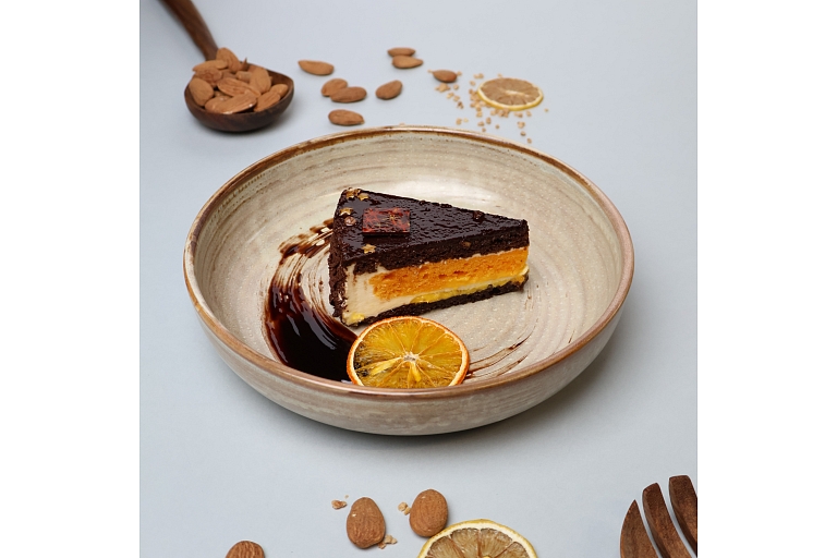 Orange - chocolate cake - juicy orange and soft chocolate