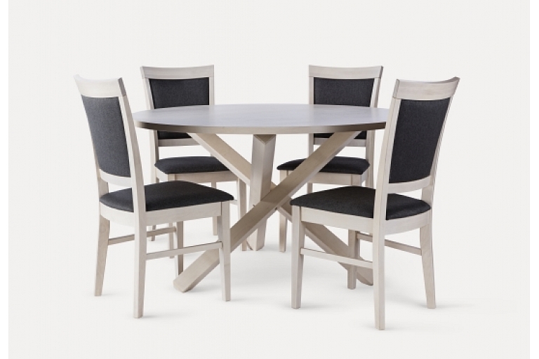 Round wooden table APOLLO
