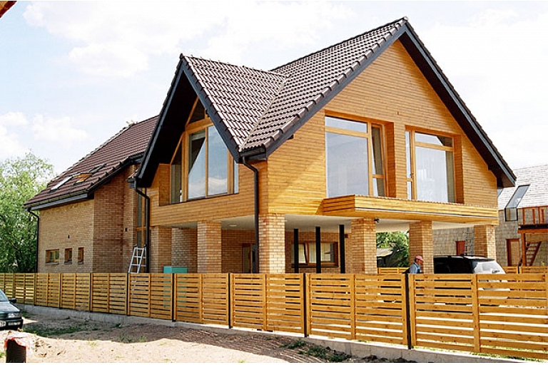 Timber frame house project – individual architecture from Architect Zaiga