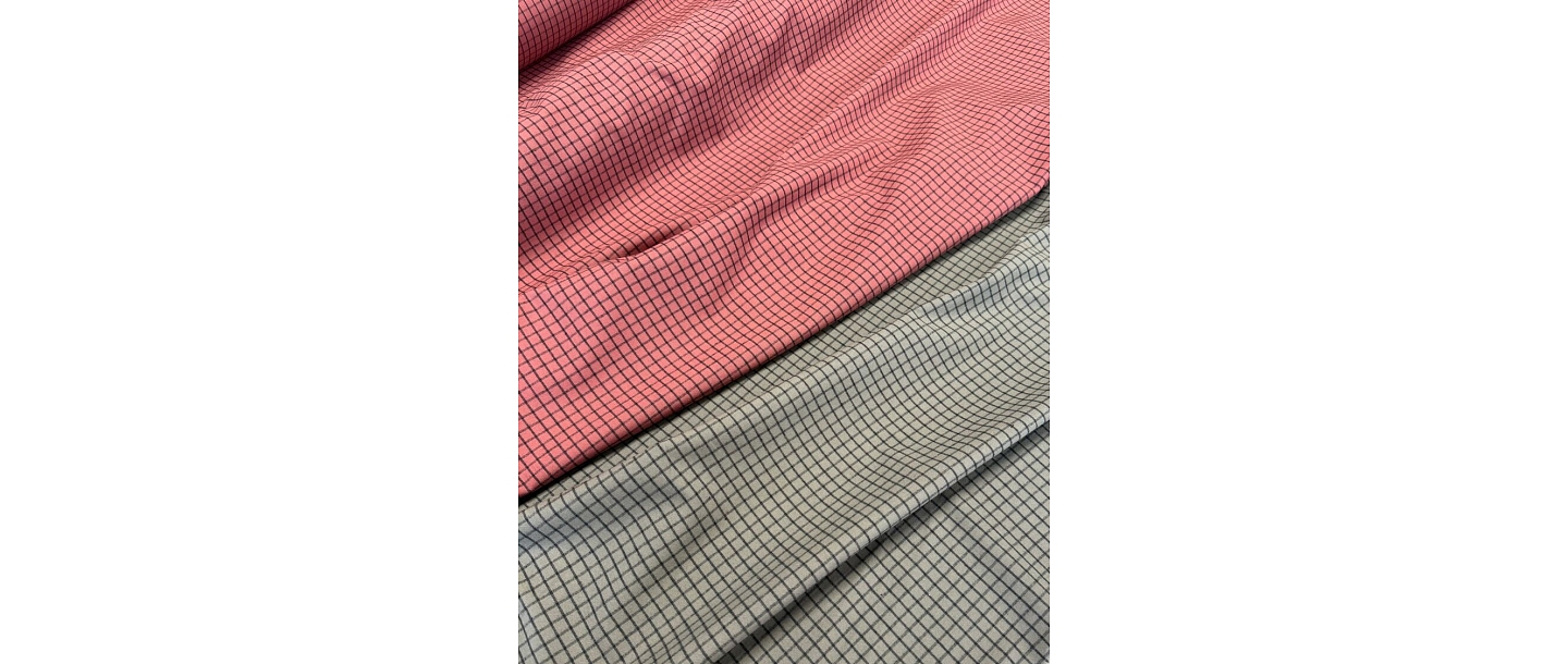 Classic checked cotton and shirt fabrics