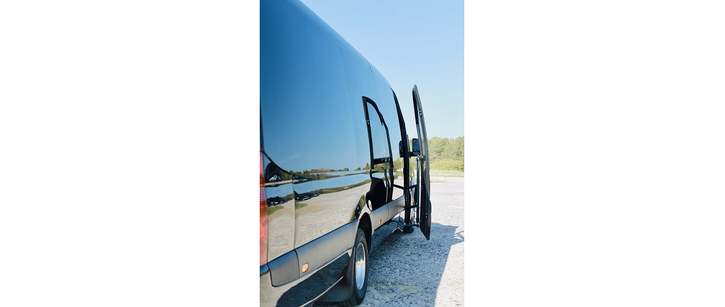 Bus rental.