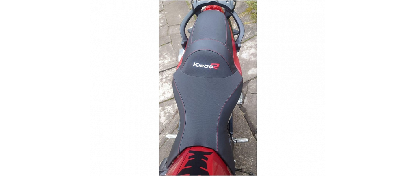 Motorcycle seat covering