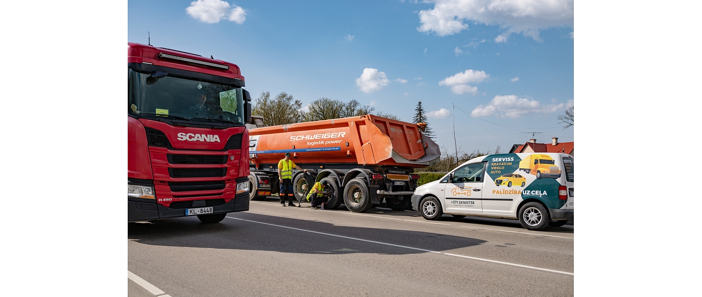 Roadside assistance for trucks