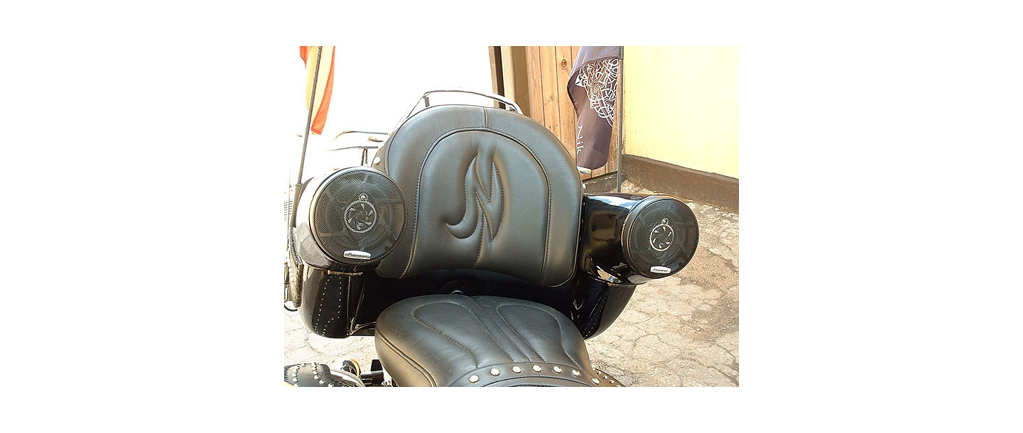 Motorcycle, motorcycle, chopper audio systems