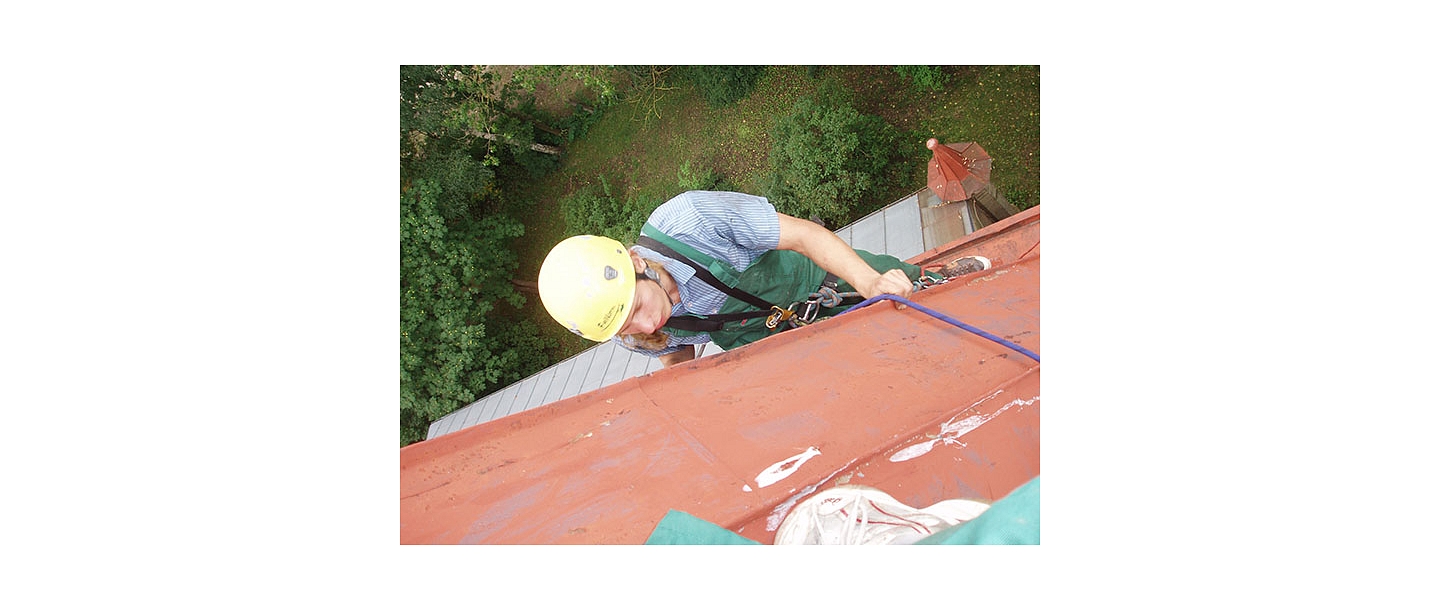 Industrial climbing, work at height