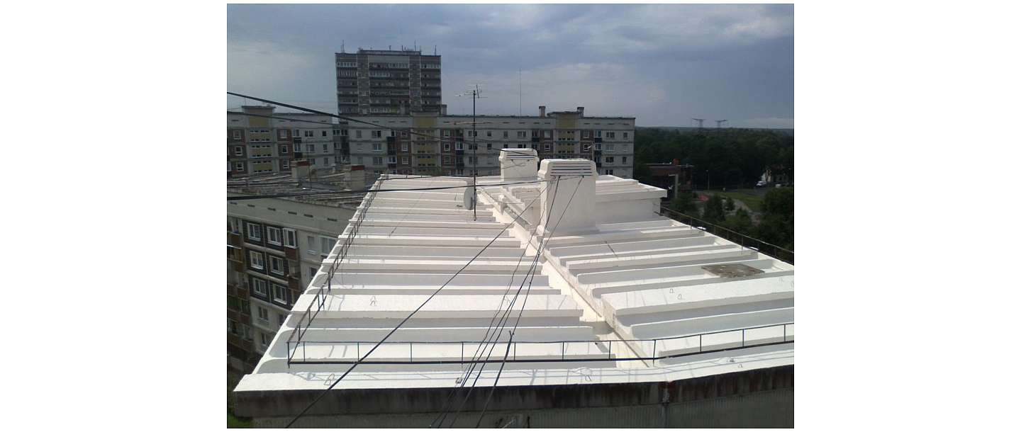 Roofs, waterproofing coating