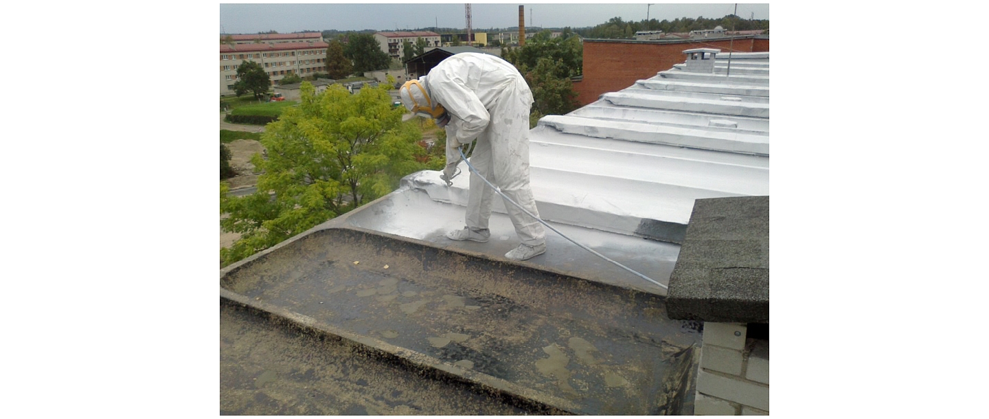 Кровельные покрытия, LDE Lining нанесение1