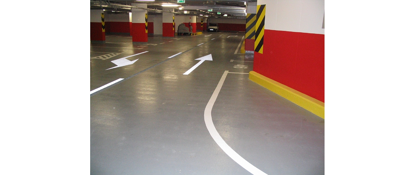 seamless pavements for parking spaces