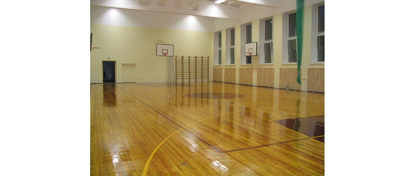 ремонт пола в спортивном зале