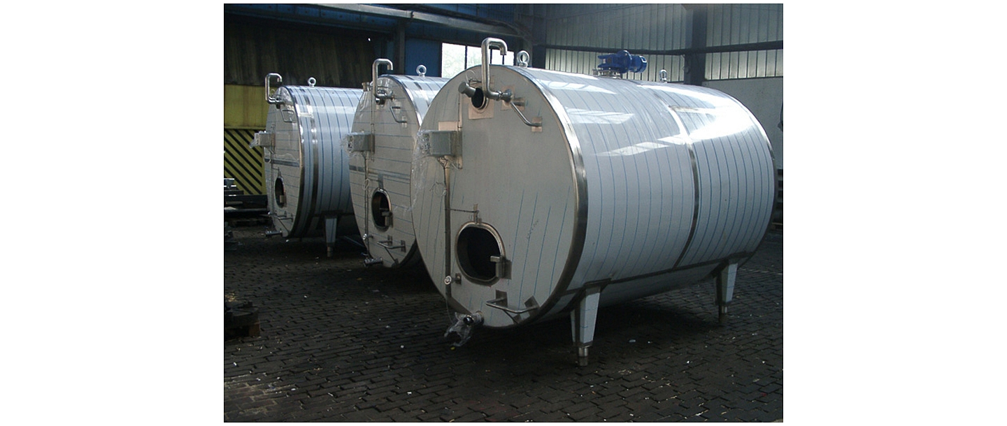 Tanks made of stainless steel