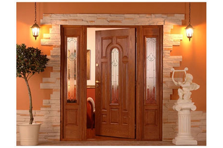 Wooden exterior doors