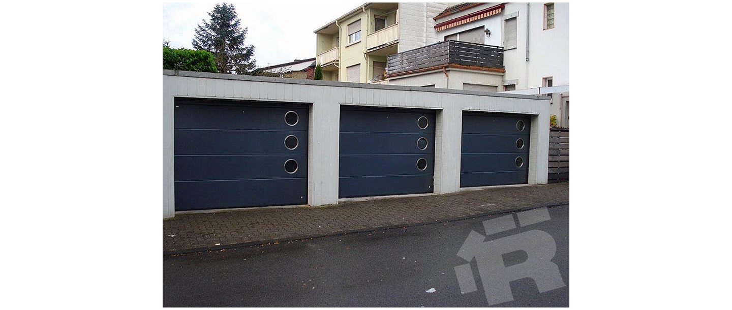 Corrugated garage doors