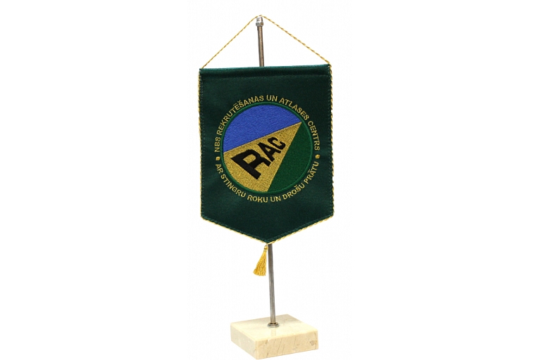 Embroidered pennants