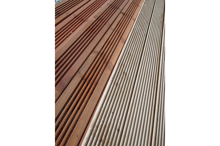 Impregnated terrace boards