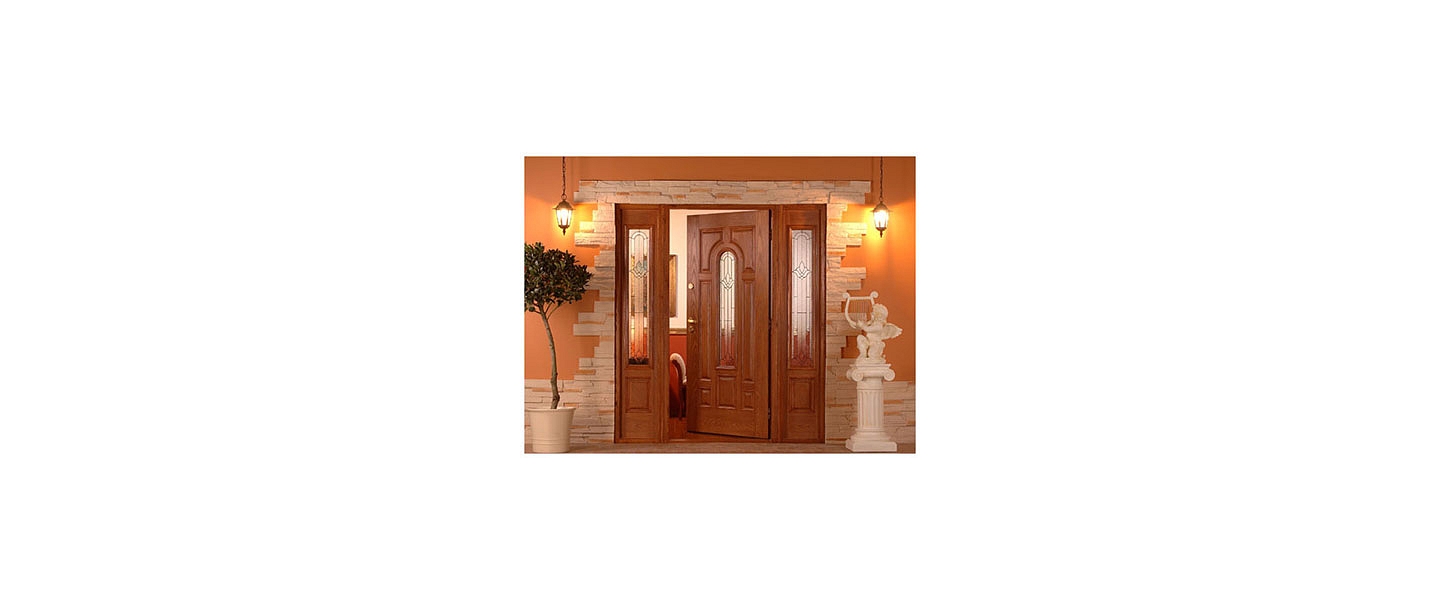 Wooden exterior doors