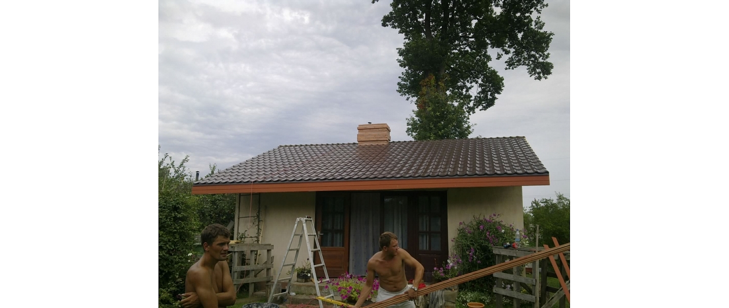 Metal roofs in Ādaži