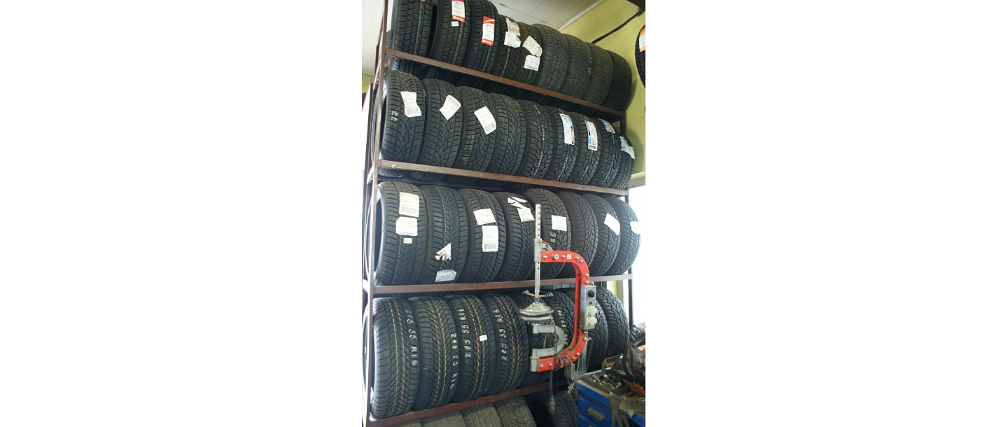 Tyre installation and adjustment, trade, repair