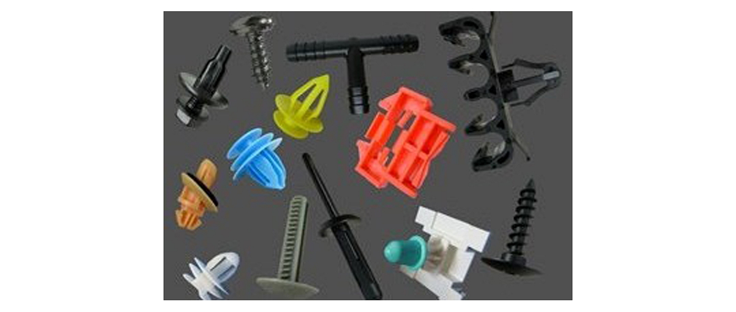 Fasteners and clips are designed for cars of various makes and models