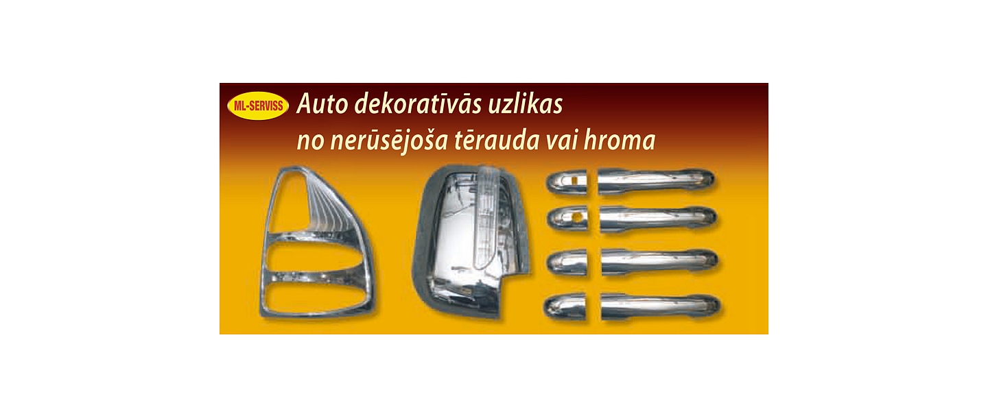 Stainless steel car trim