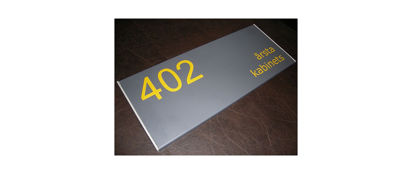 Direction signs, signs and plaques
