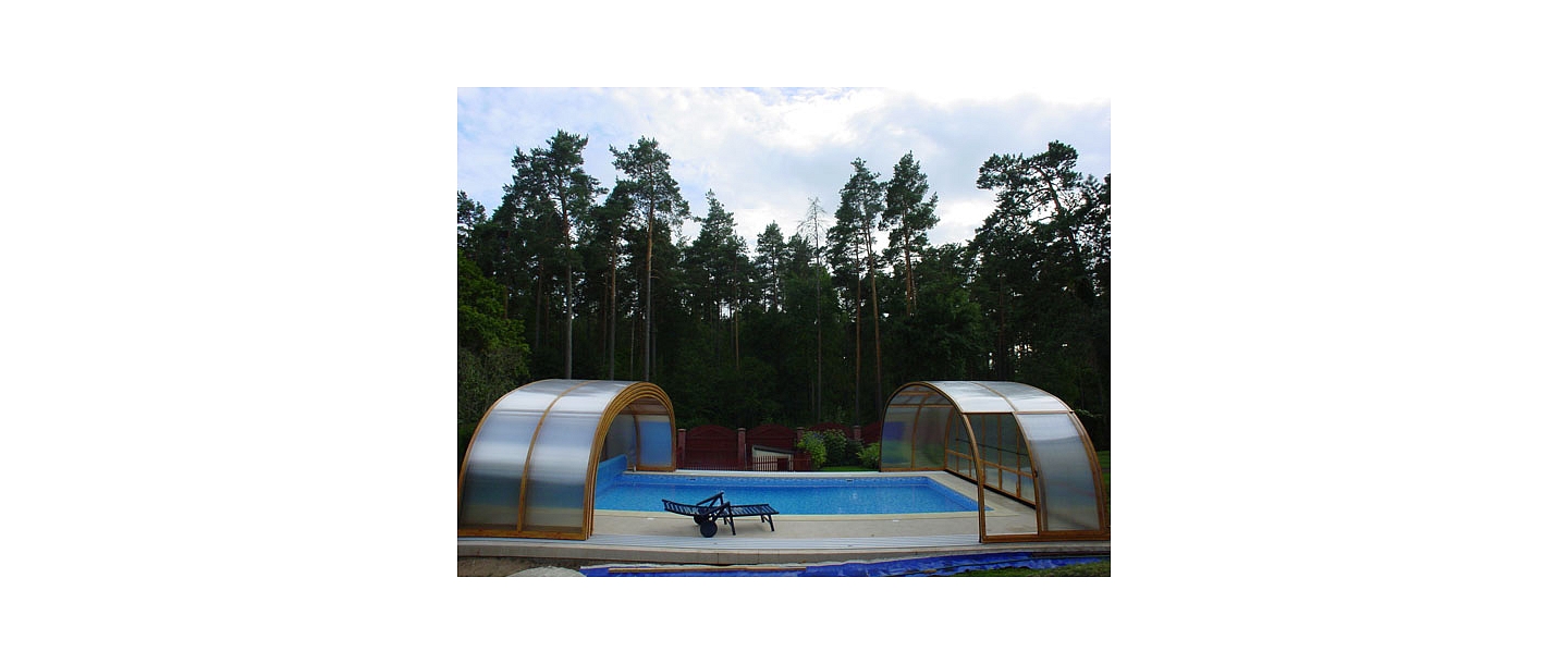 Sliding pool roofs to order