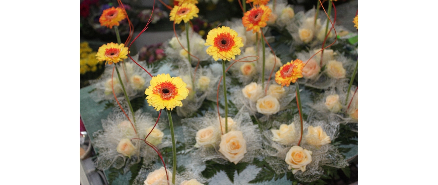 Flower bouquet ordering