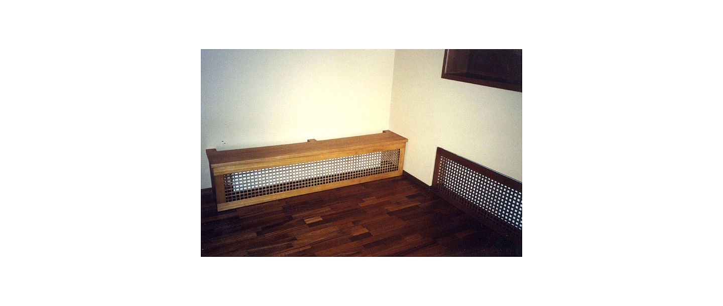 Wooden elements for radiators